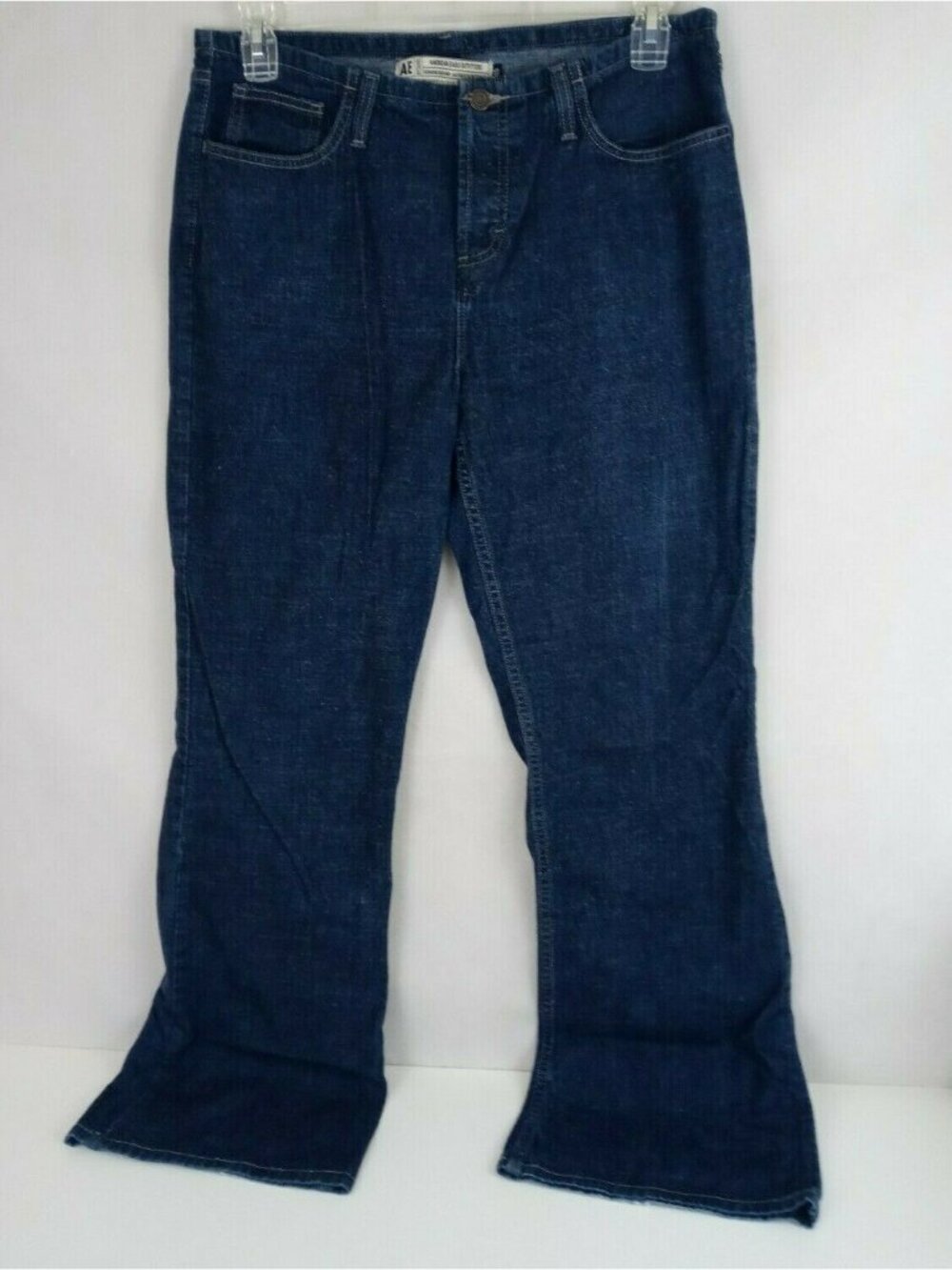 American Eagle Women's Dark Wash Mid Rise Jeans Size 12